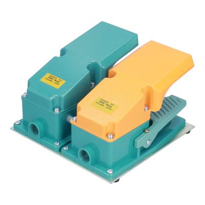 BERM Pedale Doppio Interruttore a Pedale Antiscivolo Pedali di Controllo Sensibili con Coperchio 250VAC