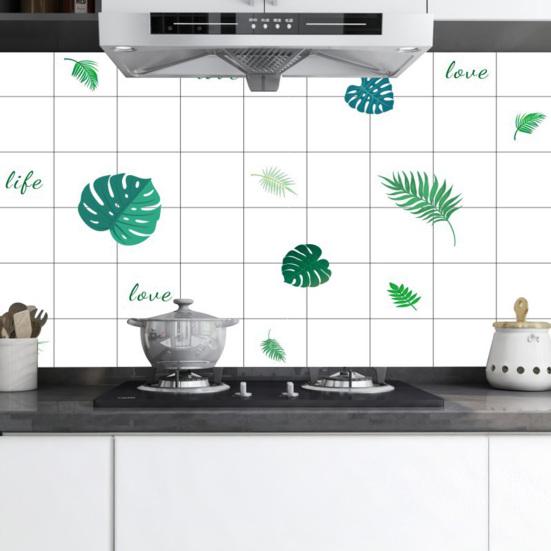 Kitchen Wall Sticker Oil-Proof Adhesive Cabinet Sticker Waterproof Stain-Resistant Fruit