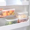 Kitchen Transparent Storage Box Household Food Grade Fruit Vegetable Fresh-keeping Box Refrigerator Preservation Sealed Supplies