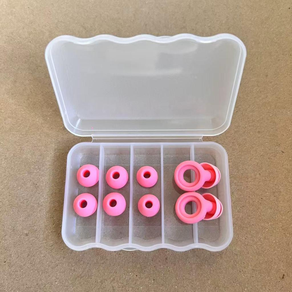 Silicone Earplugs for Noise Cancelling - Comfortable, Soundproof, Ideal for Students and Dormitories