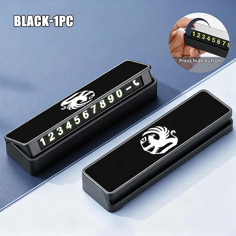 Car Logo Temporary Car Parking Moving Phone Number Card Auto Accessories For Vauxhall VXR Astra Mokka Tigra Corsa Grandland D
