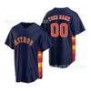 Mens Cotton Baseball Jersey Short Sleeve Embroidered Shirt Space Theme Unisex Top