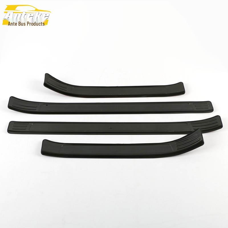 Tayron Stainless Steel Welcome Pedal Trim for 18 Models: Sill Strip Bright Decal Car Accessory