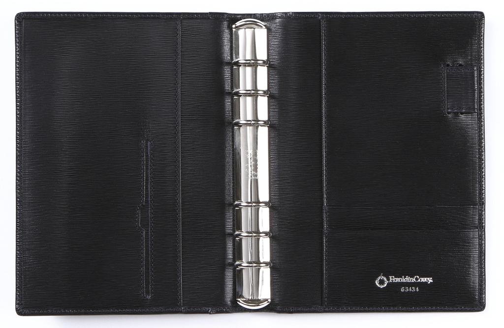 Franklin Planner Palmellato Binder Open 63434 Compact Size Navy 20mm