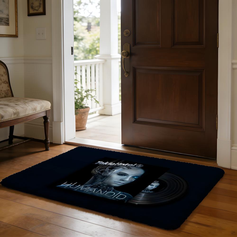 Tom KKaulitz TTokio HHotel Band Floor Mat Soft Flannel Absorbent Mat Non-Slip Rug Home Bedroom Bathroom