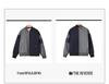 BROWIN2025 Autumn/Winter Colorblock Wool Blend Stand Collar Jacket