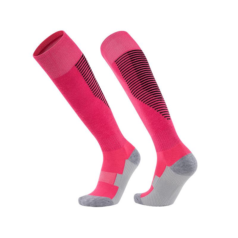 Thickened Long Towel Bottom Socks Men'S And Women'S Non-Slip Football Socks Children'S Knee Socks Adult Football Sports Stockings