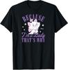 The Aristocats Marie Because Im A Lady Thats Why Black TShirt