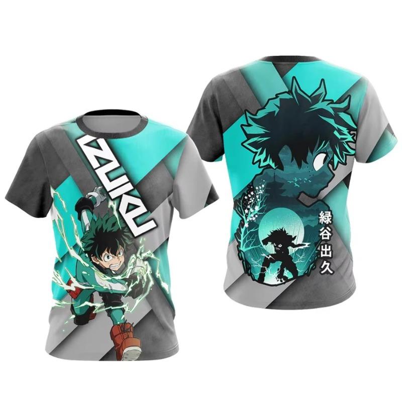 Black Clover Asta Anime T-Shirt Unisex Adults Kids Breathable Short Sleeve Tops Fashion Streetwear Sport Tee