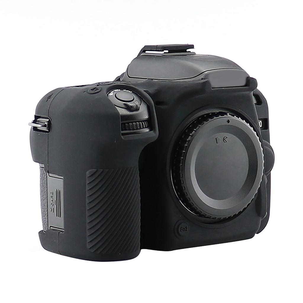 For Nikon D7500 kameraveske Deksel Mykt silikondeksel beskyttende svart