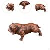 Dog Figurine Animal Brass Statue Tabletop Ornament for Cabinet Table Showcase