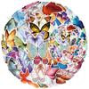 50Pc Colorful Butterfly Stickers Skateboard Stickers Extreme Sports Stickers Trolley Case Guitar Mug Notebook Trend Stickers
