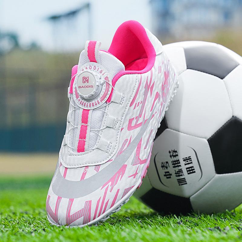 Button straps Children's football shoes Training shoes Broken nails Boys' and girls' shoes Student competition shoes