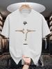Break the Rope Life Letter Muster Druck Unisex T-Shirts Sommer Freizeit Hohe Qualität Rundhals Kurzarm Pullover Pullover Oberteil