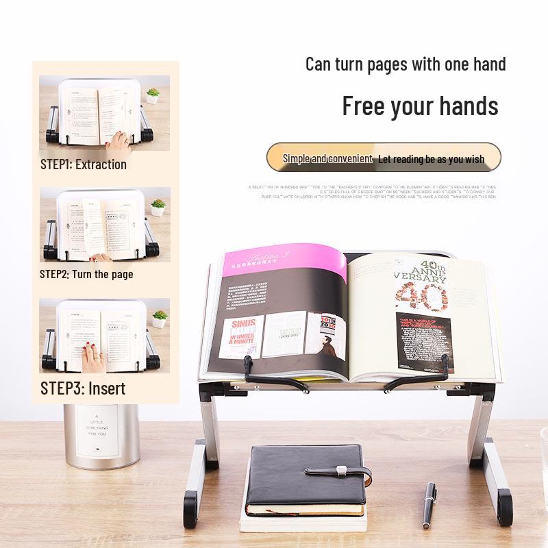 Wielofunkcyjny stojak akrylowy: Stojak na książkę, nuty, projektor na podłogę, do łóżka lub na biurko