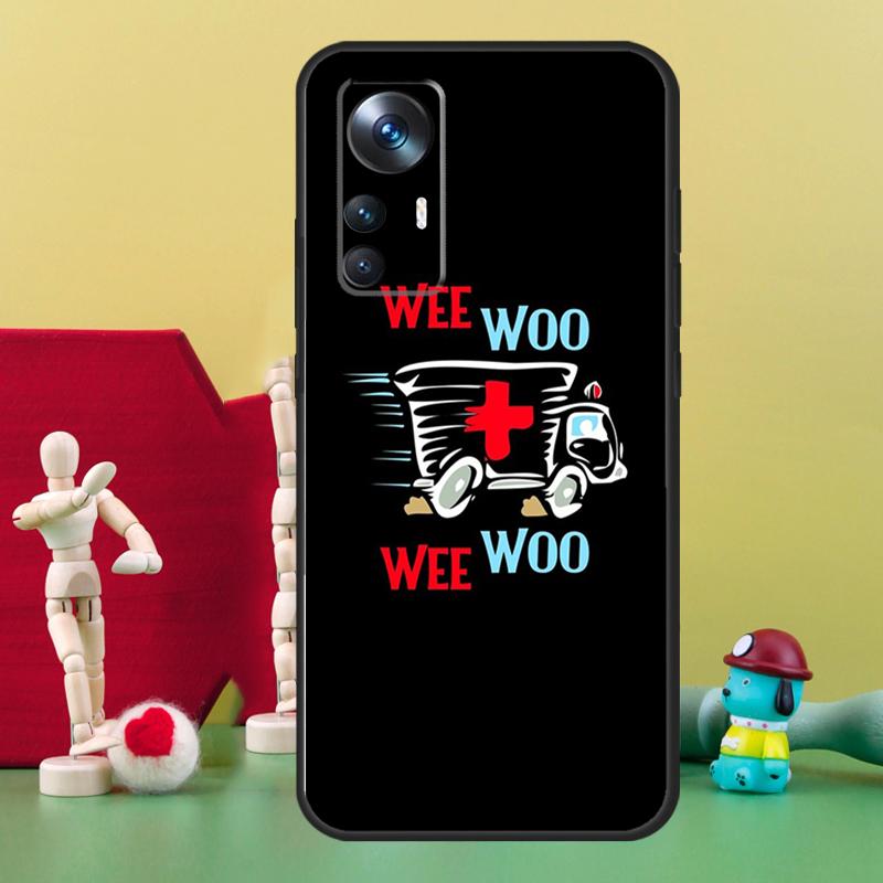Ambulance EMS EMT Paramedic For Xiaomi 12T 11T 13 Pro 12 Lite 12X Case For POCO F5 X3 X4 X5 Pro F3 F4 GT M5 C40 Coque