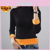 Intimo termico da donna in pile, invernale, ispessito, maglia di base, moda femminile, top termico
