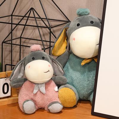 Brinquedo de pelúcia, macio e fofo, boneca de burro Taro fofa, boneca de conforto para dormir para crianças, boneca para meninas