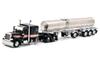 Firstgear 1/64 DCP Die-Cast Promotions - Peterbilt 379 with Quad-Axle “Walker” Milk Tank Trailer DCP60-1780 [Parallel Import]