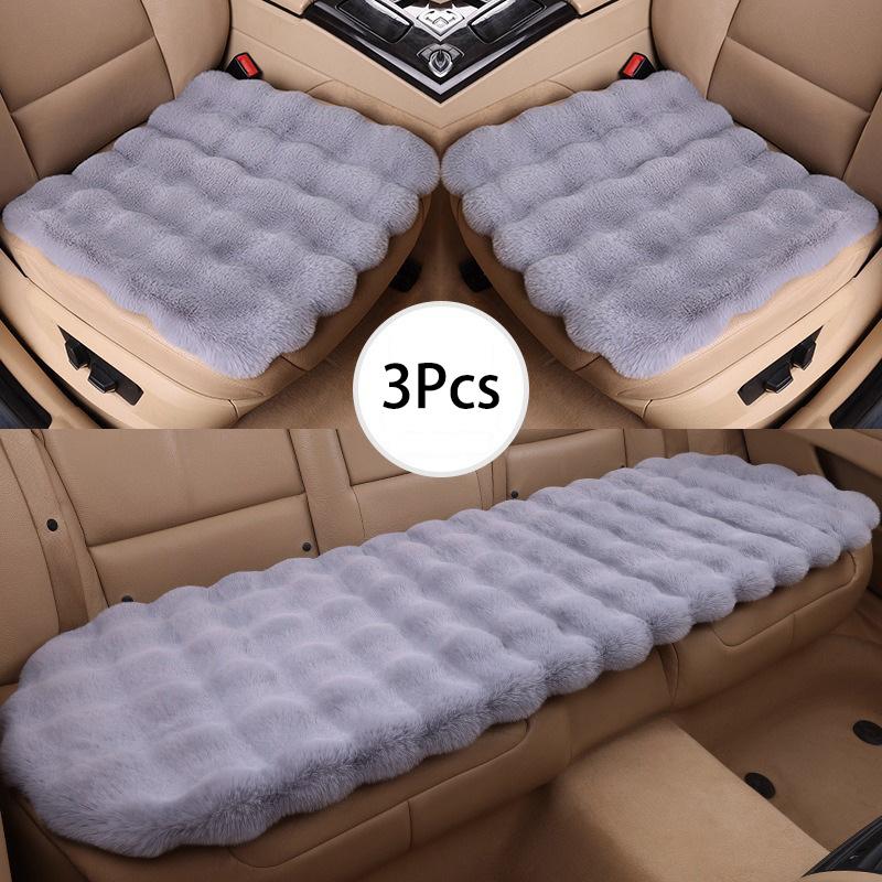 Car Seat Cushion Universal Winter Warm Vehicle Seat Cover Ultra-Soft Auto Chair Protector Pad For Car Interior Accessories