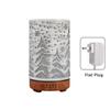 Ultrasonic Air Humidifier 100ml Timing Function Aroma Diffuser Hollowed-out Tree Humidifier Room Scent Diffuser with LED Lights