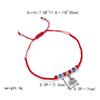 Retro Handmade Woven Evil Eyes Elephant Bracelet For Women Men Simple Classic Animal Evil Eye Bracelet Bangle Friendship Jewelry