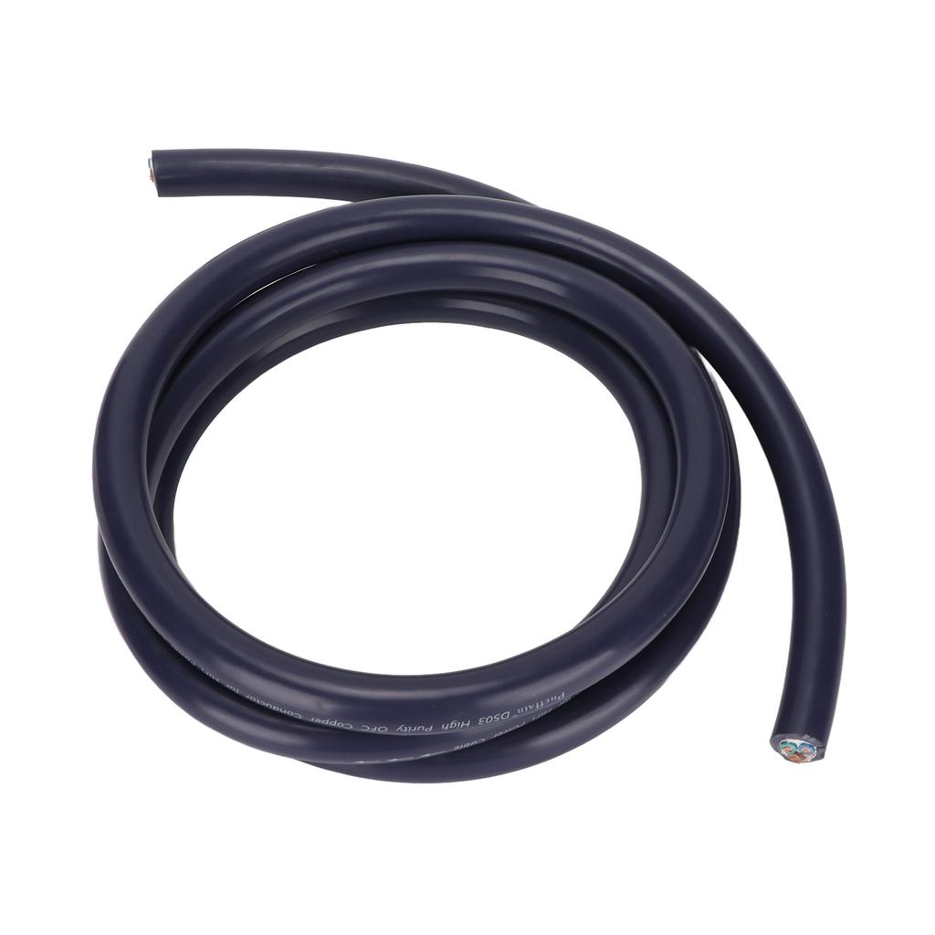 Preffair D503 OFC Copper Power Cable HiFi Sound 12 AWG OFC Copper Power Wire for Home Theater CD