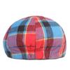 Beret Cap Grid Cloth Octagonal Cap Ms. Beret Spring and Summer Hat Literary Youth Duck Tongue Cap Female Cap