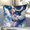 Cushion Pillow, Cute Water Ice Moon Hare Animation Peripheral Bed Sofa Decorative Pillow