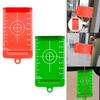 Premium Reflection Target Plate Reusable Level Board Practical Measuring Tool for Home Renovation and Woodwork