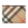 Burberry Check Woven Polyurethane Card Holder Women Accessories Beige 80942781