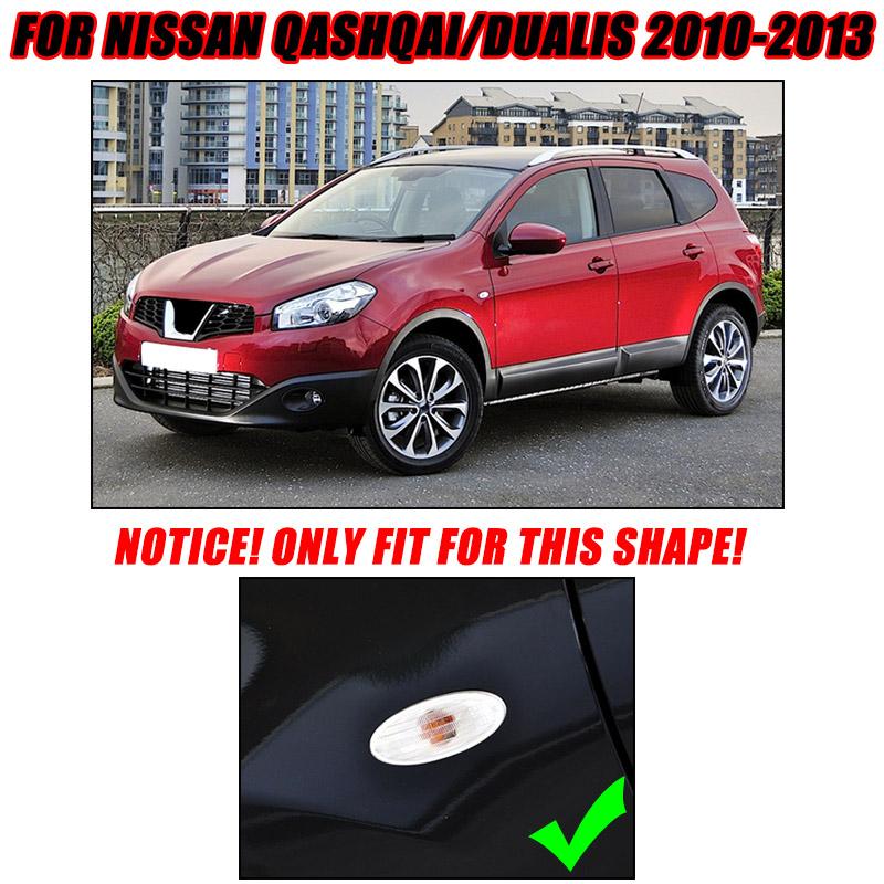 Blinker Lampe Seite Licht Chrom Abdeckung Trim Für Nissan Qashqai Dualis J10 2010 2011 2012 2013 Lünette Auto Styling