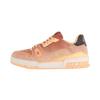 Trainer Cow Leather Low Top Skateboard Shoes Men's Orange 1AJTPX