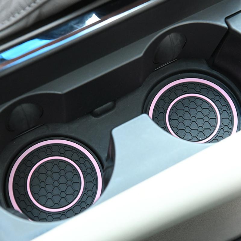 Universal Car Cup Holder Coasters Non-Slip And Anti-dust Insert Auto Car Cup Mat Car Interior Accessories