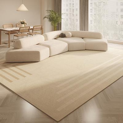 French Cream Style Carpet For Living Room And Bedroom Sofa Carpet, Light Luxury Wardrobe Floor Mat, Home Decoration