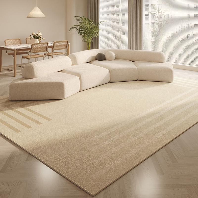 French Cream Carpet Living Room Silence Bedroom Atmosphere Sofa Tea Table Blanket Light Luxury Premium Cloakroom Floor Mat