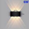 Warm/White/RGB Lights 6/8 LED Solar Light Up and Down Fence Solar Lamp  Decor