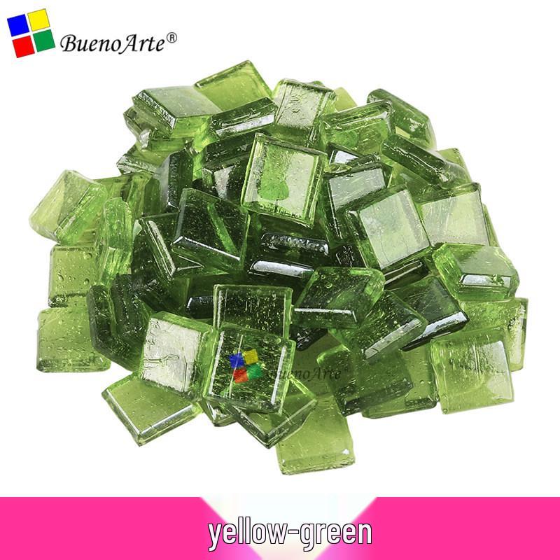 260 Stück 1 cm Transparente Eisjade Mosaik Glasperlen für DIY Kerzenhalter Basteln