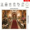 1Pcs A Featuring a Polyester Decoration Background Winter Backdrop Decorations For Photo Studio Photo Booth Christams Party