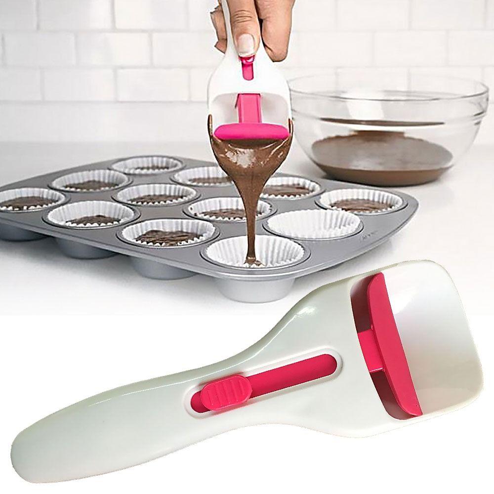Practical Durable Cake Batter Scoop Measuring Spoon Batter Distribution Liquid Dispenser