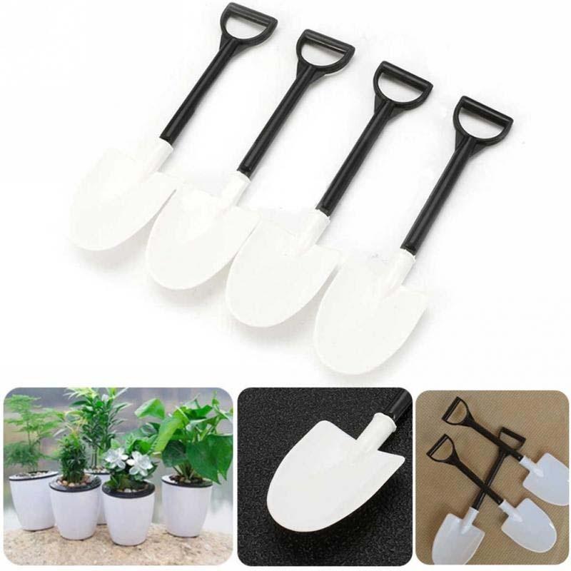 50Pcs/Bag Plastic Disposable Mini Shovel Spoon Potted Cake Ice Cream Garden Party Supply Gadget