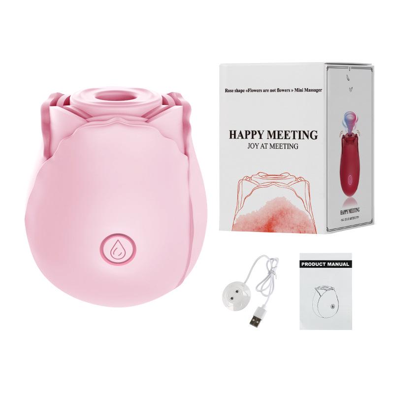Rose Multi-Frequency Vibration Breast Enhancement and Teasing Device