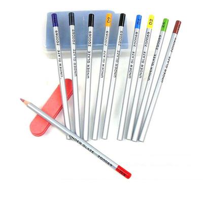 Pittura Ceramica di Precisione Dipinta a Mano Smalto Gesso Arte Ceramica Strumento Sottosmalto Matite Colorate