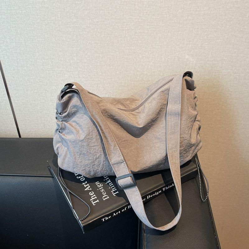 Voděodolná nylonová crossbody taška na knedlíky v japonském stylu - Unisex velkokapacitní taška pro cyklistiku a volný čas