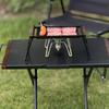 Camping Barbecue Plate Raised Side Rails Folding Grill Angled Legs
