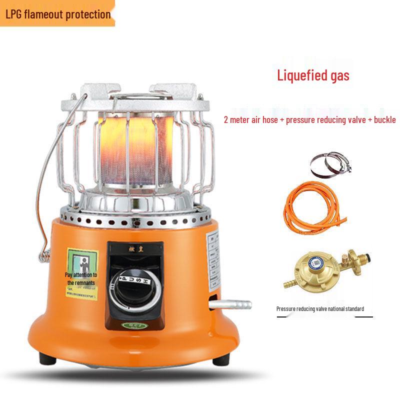 Burner Emperor Natural/Liquefied Gas Energy-Saving Fireplace Heater: New Model for Household Heating