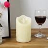Electronic Candle Lights Simulation Of Plastic Candles Wedding PartyBirthdayDecorations Family OrnamentsDecorations 3-piece Set