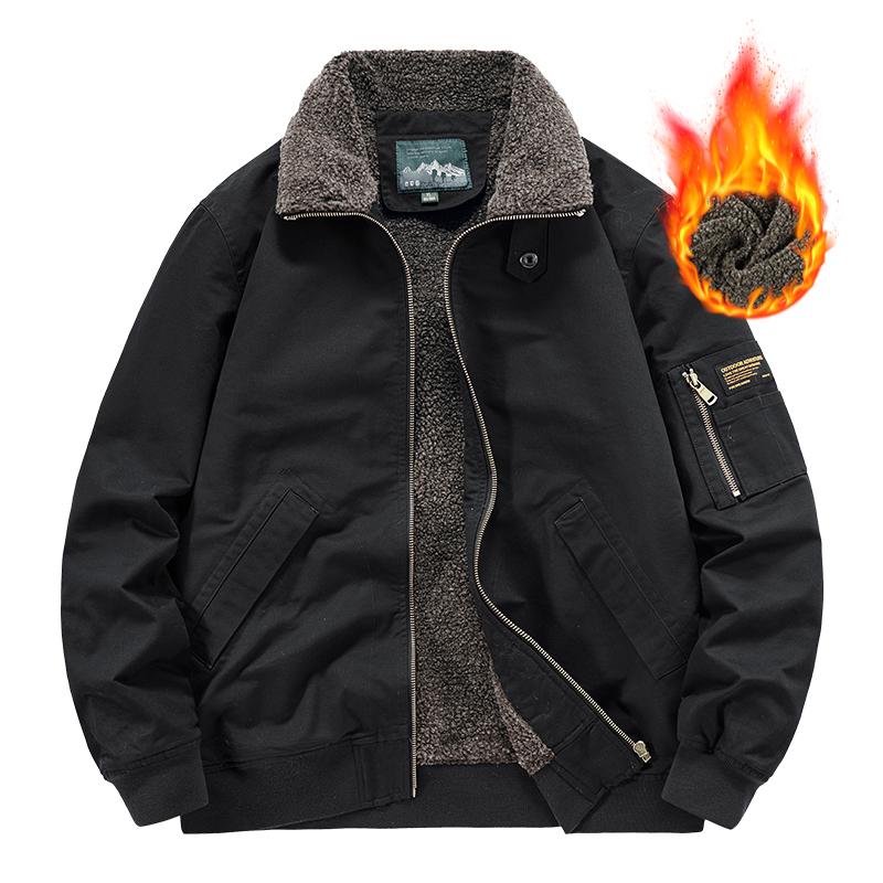 Outdoor-Jacke für Herren im Herbst und Winter, Schnell trocknend, Wasserdicht, Große Größe, Lockeres Assault-Top, Lässige Arbeitsjacke, Herrenjacke
