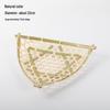 Handmade Bamboo Weaving Sieve Basket Storage and Snack Plate Set