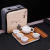 Portable Ceramic Gongfu Travel Tea Set